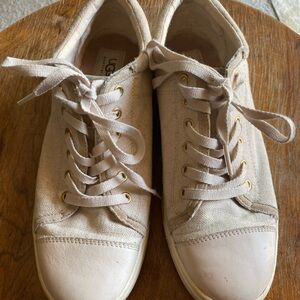 UGG Cream Sneakers Minimalist Design
